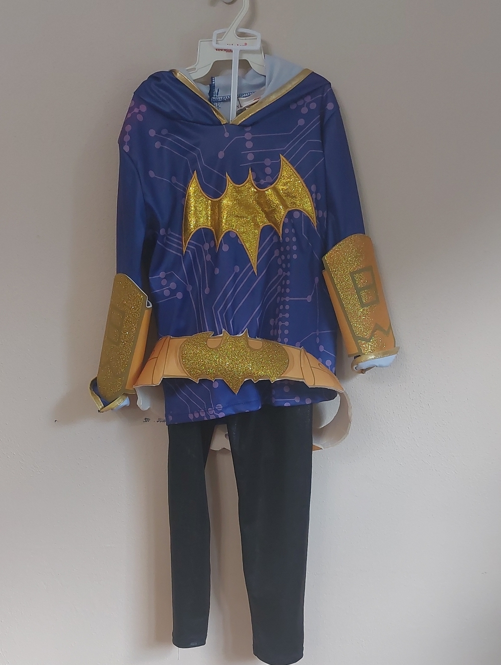 DC Super Hero Girls Batgirl Deluxe Costume Blue & Gold